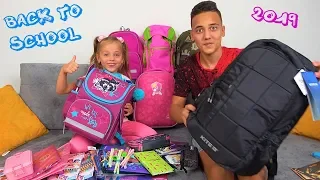 Back to School 2019 Рюкзаки и Канцелярия для Насти и Саши ПОКУПКИ к школе ПОДАРКИ для подписчиков