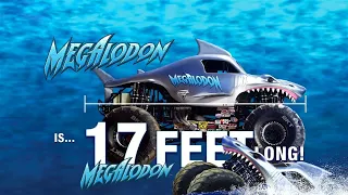 How does the Megalodon Monster Truck stack up to its prehistoric shark counterpart?
