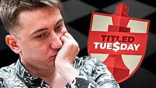 Grandmaster Oleksandr Bortnyk Plays Titled Tuesday (Feb 27, 2024)