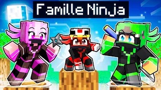 Adopté par la FAMILLE NINJA sur Minecraft !