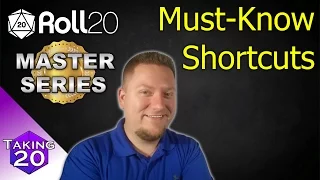 Roll20 Master Series - Using Advanced Shortcuts (Must-know!)