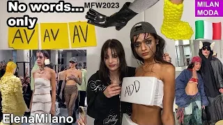 Avavav full runway fashion show 24/09/23 MFW. My cool fashion video  🇮🇹  #italy #milan #mfw