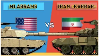 M1 Abrams vs Iran Karrar. Tank comparison | Tanks: USA vs Iran