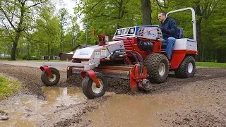 Tractor Power Rake Demonstration - Real World Work