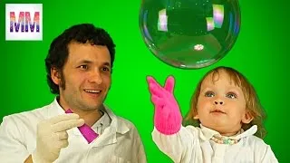 HTVS - Как сделать прочные МЫЛЬНЫЕ ПУЗЫРИ ★ Научное ШОУ для детей How to make Bubbles DIY