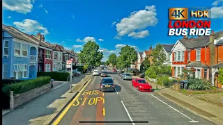 LONDON Bus Ride 🇬🇧 - Route 102 - North London's 12-mile route (19 km) from Brent Cross to Edmonton 🚌