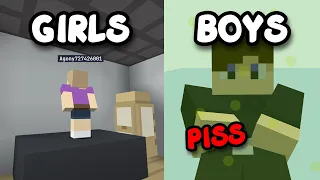 Boys Vs. Girls in Bloxd.io be like || Bloxd.io