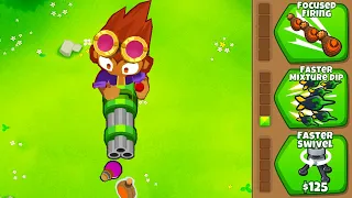 The Alcheming Gunner in BTD 6! (Alchemist + Dartling Gunner Mod)