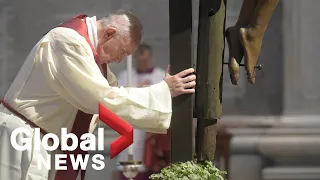 Coronavirus Outbreak: Pope Francis delivers Good Friday mass to empty St. Peter's Basilica | FULL