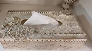 Декор салфетницы. Napkin Holder decor.