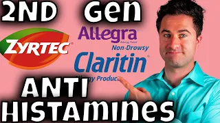 Allergy Relief - Allegra, Zyrtec, Claritin (2nd Generation Antihistamines)