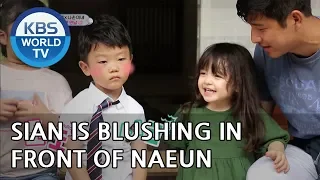 Sian is blushing in front of Naeun. XD [The Return of Superman/2018.09.16]
