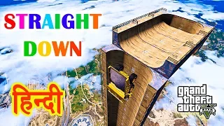 GTA 5 - STRAIGHT DOWN RAMP Experiment With Trevor