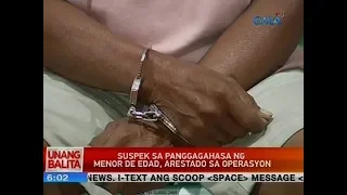 Suspek sa panggagahasa ng menor de edad, arestado sa operasyon