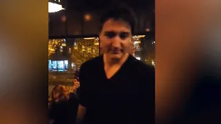 Protesters surround Justin Trudeau at Vancouver restaurant