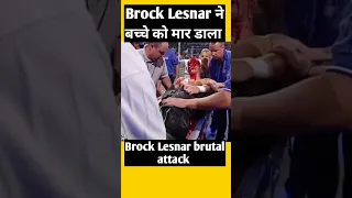 Brock Lesnar brutal beat kids #wwe #shorts #brocklesnar