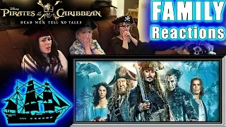 Pirates of the Caribbean 5 | Dead Men Tell No Tales | FAMILY Reactions | Fair Use