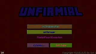 Minecraft Unfirmial34 Pojavlauncher