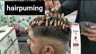 hair puming sikhe wo bhi ghar bethe 😊😊😊😊#menhaircut #menhairstyle #hairstyle #jeson