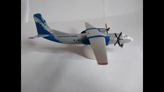 Сборная модель самолета АН-24РВ фирмы "Eastern express" в масштабе 1/144