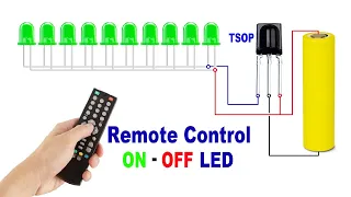 Wireless Remote Control LED..How To Make Remote Control Switch..Remote Control ON OFF Switch..