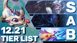 My Strategy & Tierlist For Climbing Patch 12.21 | TFT Guide Teamfight Tactics