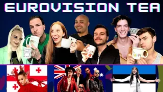 EUROVISION TEA | AUSTRALIA 🇦🇺 , ESTONIA 🇪🇪 , GEORGIA 🇬🇪 | WILL THEY QUALIFY AND CAN THEY WIN?