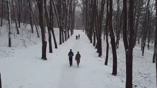 First snow Chisinau