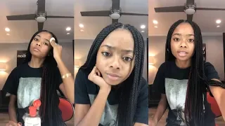 Skai Jackson | Instagram Live Stream | 19 December 2018