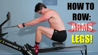 Rowing Machine: Using Your LEGS To Row [DRILL INCLUDED!]