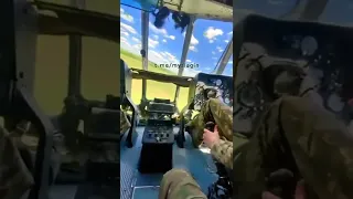 🔴Cockpit view Ukrainian Mi-8 helicopter #shorts #war #warleaks #ukraine #military #warzone