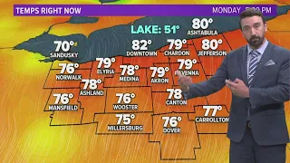 Cleveland weather forecast:  Rain tonight and scattered showers into Tuesday for Northeast Ohio