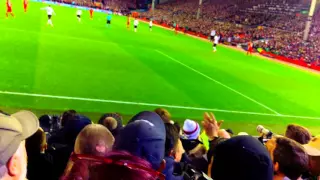 Mufc fans at Anfield. Where's your famous atmosphere?