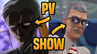 Miraculous Ladybug PV vs Actual Show