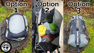 3 Ways To Pack A Sleeping Bag for Motocamping