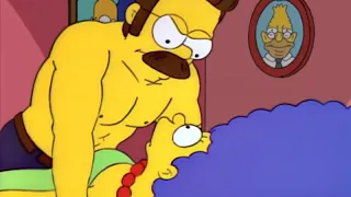 Homer Finds Out About Marge and Ned