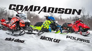 Ski-Doo G4 vs Arctic Cat Procross vs Polaris Axys | Comparison @6:06