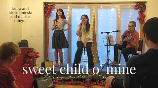 sweet child o' mine - guns n' roses (captain fantastic's version)  |  cover by laura & parents