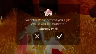 Getting the journey pack! || thanks to Valentín (Sky children of the light)