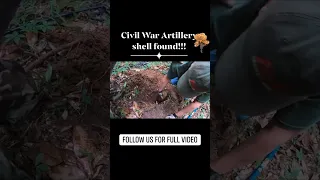 Civil War Artillery! #shorts #metaldetecting  #historyseekers