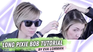 Long Pixie Bob Haircut by Myself | How To Cut Your Own Hair 2023 by Eva Lorman