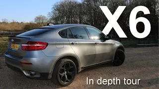 2012 BMW X6 40d E71  Interior, exterior start up in depth tour. Face lift LCI sport 2013