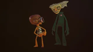 Psychonauts 2 - Ford stopping you from using smelling salts.