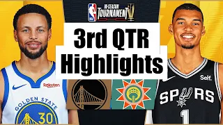 Warriors vs Spurs Full Highlights 3rd QTR | Nov 24 | NBA In-Season TournamenT 2023