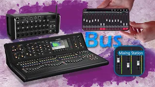 Mixing Station: Bus Configuration & Signal Taps (X/M32 & X/MR18)