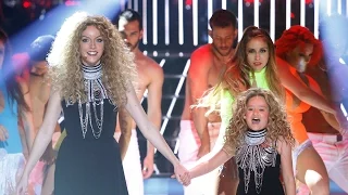 Anna Simon y Nayra imitan a Shakira en Tu cara me suena Mini