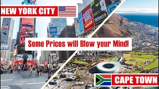 Living in New York City Vs Living in Cape Town South Africa. How much you spend per day/per month