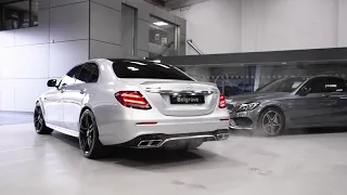 MERCEDES AMG E63S PREMIUM 610HP SHOWCASE VIDEO EXHAUST SOUND