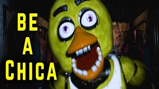 FNAF 1 Chica in Chica Simulator | WE MUST UNLOCK ALL THE CHICA'S IN FIVE NIGHTS AT FREDDY'S!