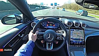The New Mercedes C43 AMG 2024 Test Drive
